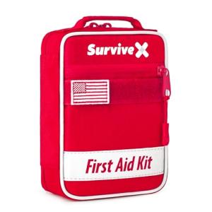 SurviveX Compact First Aid Kit for Car & Outdoor