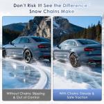 Heavy-Duty Universal Snow Tire Chains for SUVs