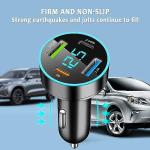4-Port Fast Car Charger with Voltmeter Display