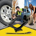 ZIBIAO 2-Ton Car Scissor Jack Tool Kit