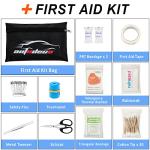 98 PCS Roadside Emergency Kit with Air Compressor