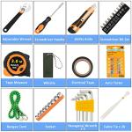 98 PCS Roadside Emergency Kit with Air Compressor