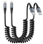 2-Pack 3FT Apple MFi Lightning Car Charger Cable
