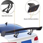 57 Inch Universal Adjustable Rear Trunk Spoiler