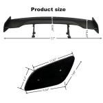 57 Inch Universal Adjustable Rear Trunk Spoiler