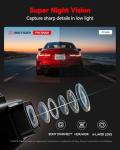 REDTIGER 4K Touch Screen Dash Cam with GPS