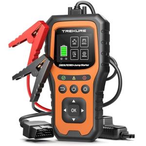 5000A Portable Car Jump Starter & OBD2 Scanner