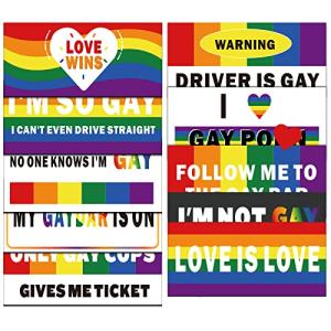 Funny Rainbow Magnetic Bumper Stickers for Cars