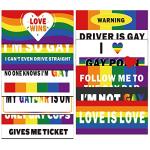 Funny Rainbow Magnetic Bumper Stickers for Cars