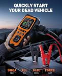 5000A Portable Car Jump Starter & OBD2 Scanner