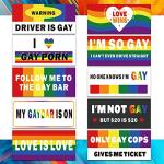 Funny Rainbow Magnetic Bumper Stickers for Cars