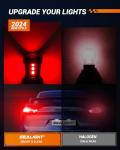 SEALIGHT Red LED Brake Light Bulbs - 2 Pack