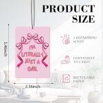 Cute Pink Car Air Fresheners - 4 Pack