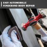 7-Piece Auto Body Repair Kit with Hammer & Dolly