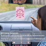 Cute Pink Car Air Fresheners - 4 Pack