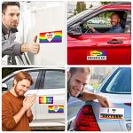 Funny Rainbow Magnetic Bumper Stickers for Cars