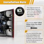 Chevy Silverado Tail Light Assembly, Right Side