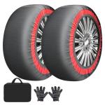 Tire Snow Socks for Winter Traction - 2 Pack