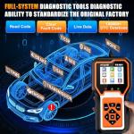 OBD2 Scanner Check Engine Light Car Code Reader Clear Error Codes ABS SRS SAS Etc Full Vehicle System Diagnostics Tool Compatible with Toyota Honda Ford