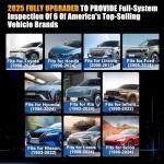 OBD2 Scanner Check Engine Light Car Code Reader Clear Error Codes ABS SRS SAS Etc Full Vehicle System Diagnostics Tool Compatible with Toyota Honda Ford