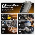 TOPDON Carpal OBD2 Scanner Bluetooth - Scanner for Car, All System Diagnostic Tool for iOS & Android, Vehicle Health Check, 6 Maintenance Services, Smog Check, Repair Guide, Performance Test