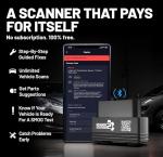 Innova 1000 Bluetooth OBD2 Scanner for iPhone & Android - Predict Car Problems Before They Happen - No Subscriptions - Detect Check Engine, ABS, SRS Issues for Cars 1996+