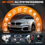 ANCEL OBD2 Scanner FX6100 Bidirectional Scan Tool, All Systems Car Scanner Diagnostic Tool with Active Test, 15+ Reset Services, Oil Light/EPB/BMS/ABS Bleeding/SAS Reset, CAN-FD, AutoVIN, Free Update