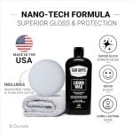 CAR GUYS Liquid Wax | Advanced Car Wax | Superior Protection with a Carnauba Shine | For all Paint Colors and Excellent Black | 8 Oz Kit
