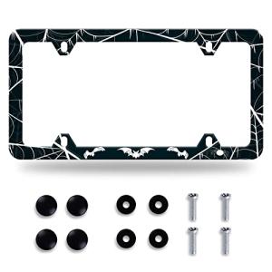 Gothic Spider Web License Plate Frame