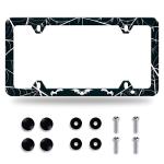 Gothic Spider Web License Plate Frame