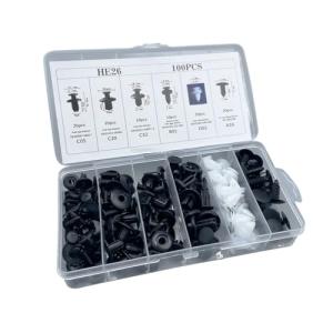 100PCS Universal Car Trim Clips with Storage Box