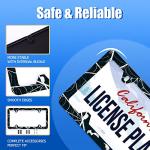 Gothic Spider Web License Plate Frame