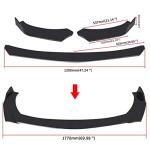 Universal Car Bumper Lip Spoiler and Side Skirts