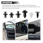 100PCS Universal Car Trim Clips with Storage Box