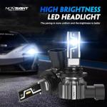 NOVSIGHT H11 9005 LED Bulbs - Super Bright 6500K