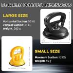 DEZEU 3-Pack Car Dent Puller Kit