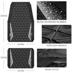 Bling Silver Car Floor Mats