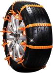 Reusable Anti-Skid Snow Tire Chains for Cars