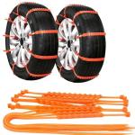 Reusable Snow Tire Chains for Winter Traction