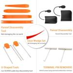 27-Piece Stainless Steel Car Tool Kit with Bag