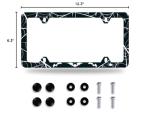 Gothic Spider Web License Plate Frame