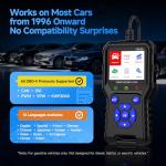 BETOWEY OBD2 Scanner with Color Screen and Live Data