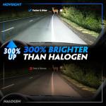 NOVSIGHT H11 9005 LED Bulbs - Super Bright 6500K