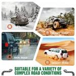 Reusable Snow Tire Chains for Winter Traction