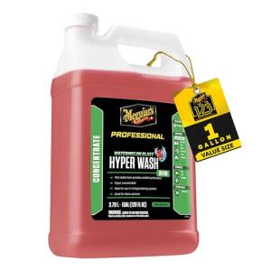 Meguiar's D110 Hyper Wash Foaming Car Wash Lifts Off Dirt and Leaves a Rich Shine - 1 Gallon Container (Packaging May Vary)