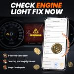 (Upgraded AD310) ANCEL AD310BT OBD2 Scanner Bluetooth - Check Engine Code Reader, Escaner Automotriz with Premium App On iOS & Android, Car Diagnostic Scanner for All Vehicles After 1996