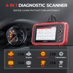 LAUNCH CRP123I V2.0 Elite OBD2 Scanner Diagnostic Tool, 2025 New Code Reader for Cars and Trucks, Engine ABS SRS Transmission Car Scanner, Lifetime Free Update, Oil/EPB/DPF/SAS/BMS Throttle Relearn