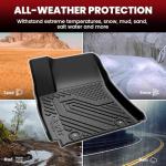 LASFIT Floor Mats & Cargo Mat Fits for Hyundai Kona 2026 2025 2024 N Line/SE/SEL/Limited (Not for EV), All Weather TPE Custom Fit Kona Car Mats & Trunk Liner,Full Set Car Accessories, Black