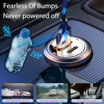 LJkoke USB Car Charger Adapter Fast Charging PD45W+QC3.0 Dual Port Cigarette Lighter Charger for iPhone 16/15/14/13/12/11/Pro Max, iPad, Samsung Galaxy S25 S24/S23/S22/S21, Pixel, Android - Purple