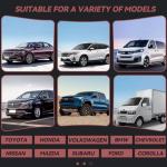 2080Pcs Car Retainer Clips & Fasteners Kit – 33 Universal Sizes Nylon Bumper, Fender Rivets, Door Panel Clips, and Plastic Rivets with 10 Cable Ties and Removal Tool for Toyota, Ford, Benz (2080pcs)